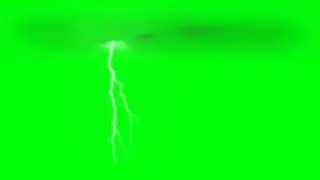 Lightning effect || no copyright green screen video