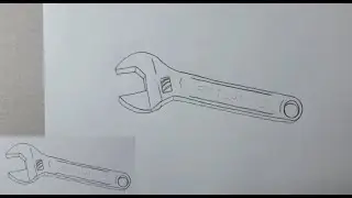Как нарисовать гаечный ключ