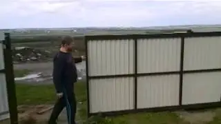 Откатные ворота без двигателя , Планета Строй Тула