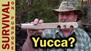 How To Make A Bowdrill Fire With Yucca - Friction Fire For Beginners