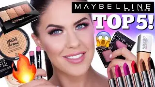 TOP 5 MAYBELLINE MUST HAVES!! BEST MAYBELLINE MAKEUP!!