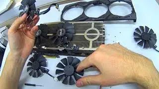 🎥 HOW TO CHANGE THE FAN ON ASUS ROG STRIX RX 580 8gb video card