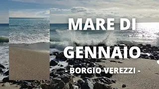 Mare di gennaio a Borgio Verezzi - Savona - Liguria - Italia - Italy