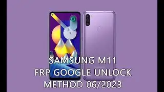 Samsung M11 M115 The Latest 2023 Remove FRP Lock Google bypass Unlock TUTORIAL 06/2023 HydraTool
