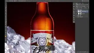 Glossy Reflections on Glass Bottles – Photoshop Tutorial