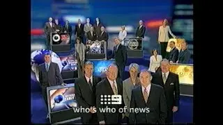 Channel Nine Adelaide - 30 Second Who's Who Of News Promo (April 2001)
