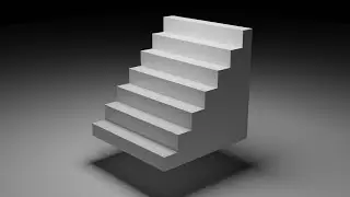 Stairs Steps Most Easy Blender #blender #shorts #blender3d