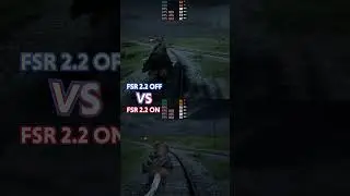 Red Dead Redemption 2 FSR 2.2 On vs Off Comparison  