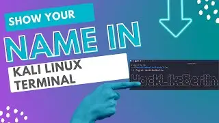 How To Show Your Name In Kali Linux Terminal ||  Awesome Name Text Using Figlet🤩