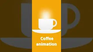 【HTML&CSS】Make a coffee animation. #animation #shorts #html #css