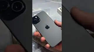 Iphone 15 black Unpacking short