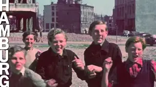Hamburg 1948 - Rare Footage in color and HD