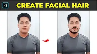 How to Create Facial Hair - Photoshop Tutorial