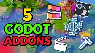 The 5 MUST Have ADDONS for Godot 4
