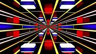 4K Abstract Neon Black sci fi Tunnel VJ Motion Background Video Effect || No Copyright VJ Loops