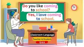 Classroom Language | 100 Questions and Answers | English For Beginners | Speak With Your Kids