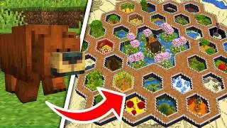 I Built a Zoo for REAL ANIMALS in Minecraft Hardcore