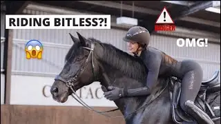 RIDING MY BEAUTIFUL STALLION... BITLESS?! first time ever...