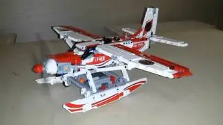 Lego 42040 motorized fire plane
