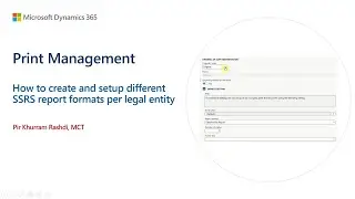 How to develop and setup different SSRS report format per legal entity in Dynamics 365 Finance