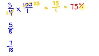 fractions to percentage calculations