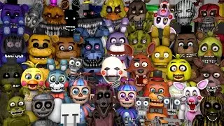 FNAF World Animatronics Reaction | FNAF SFM