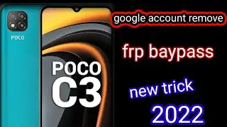 poco c3 frp lock bypass|| poco c3 google account remove|| poco c3 frp umt||