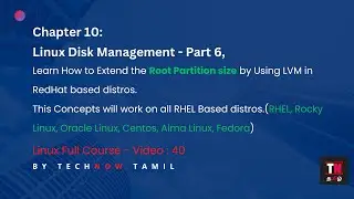 How to Extend Root Partition size using LVM in RHEL Based Distros