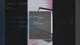 JS - How to determine if a JavaScript array includes a particular element 