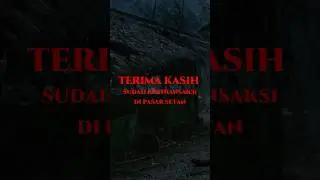Terima kasih sudah transaksi dengan Nyi Salimah. Film Pasar Setan pamit. 🙏🏼 #TransaksiDenganSetan