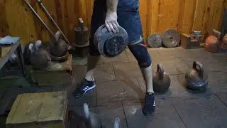 ИВАН БЕРИТАШВИЛИ!ЩИПКОВЫЙ ХВАТ!БЛИН 42 КГ!ШИРИНА 100 ММ IVAN BERITASHVILI!PINCH GRIP LIFT!42 KG!100M