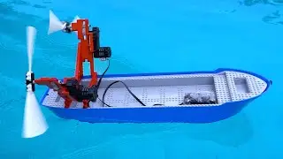 Making a Fast Lego Boat 1/3 - airboat