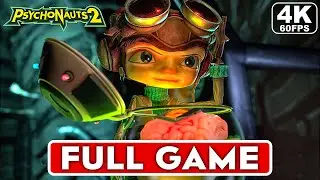 PSYCHONAUTS 2 Gameplay Walkthrough Part 1 FULL GAME [4K 60FPS PC] - No Commentary