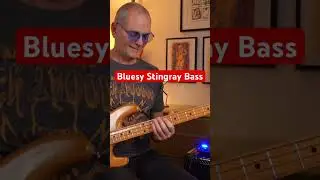 Bluesy stingray bass groove with jazzy fill