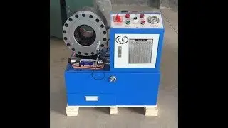 Станок опрессовочный Barnett BNT-68 в работе
