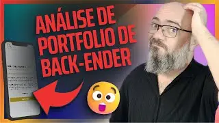 Análise de PORTFOLIO: Dessa vez o FRONT-END de um DEV BACK-END. Será que deu BOM?