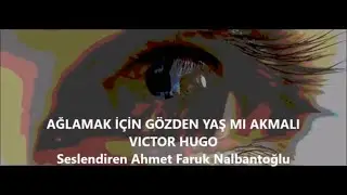 Ağlamak için gözden yaş mı akmalı | Victor Hugo [Şiir]