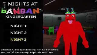 3 Nights At BanBans Kindergarten Full Gameplay