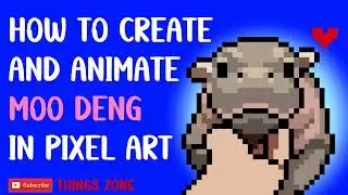 Aseprite Tutorial/How to Create and Animate Moo Deng. Cómo crear y animar a Moo Deng/PixelArt Tips