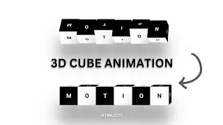 3D Cube Animation Tutorial with HTML and CSS