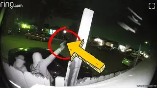 Crooks Test Out Their New Pistols (Caught on Ring Cam)