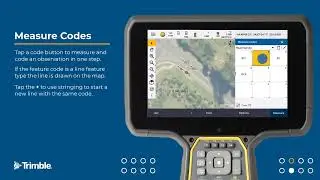 6 Measure Codes - Trimble Access - Getting Started