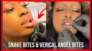FULL PROCESS HERE! ⚠️ Snake Bites & Vertical Angel Bites: Which one would you get?