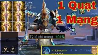 LIÊN QUÂN : Kil'groth Lên 100% Chí Mạng Quạt Như Hack DAME - Đòi Lại Đại Dương .