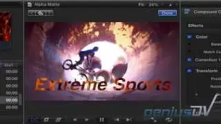 Final Cut Pro X Video Inside Text