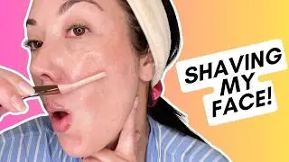 How to Shave Your Face with a Face Oil!