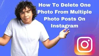 How to delete one photo from multiple photo posts on Instagram