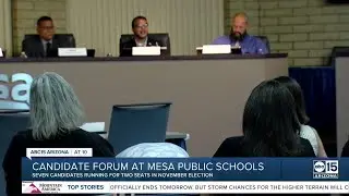 Mesa Public Schools hosts forum for governing board candidates