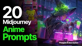 20 Midjourney Anime Prompts (Prompts in description)