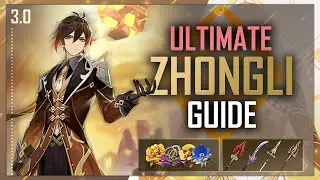 The ULTIMATE ZHONGLI GUIDE! (Playstyle, Weapons, Artifacts, Showcase etc.) | Genshin Impact Ver 3.0